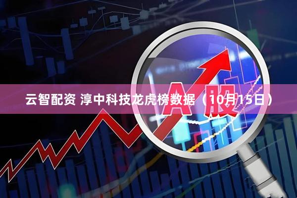 云智配资 淳中科技龙虎榜数据（10月15日）